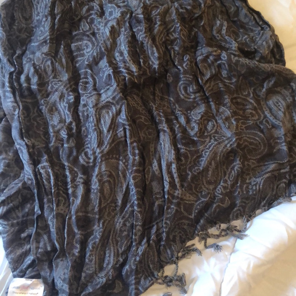 Soft Purple and Gray Scarf